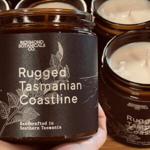 ARTISAN CANDLE. Rugged Tasmanian Coastline