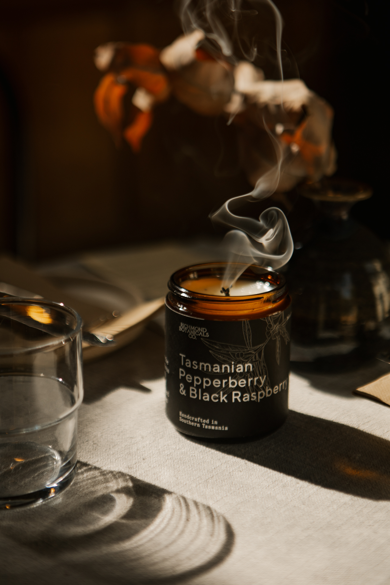 Tasmanian Pepperberry and Black Raspberry Artisan Candle