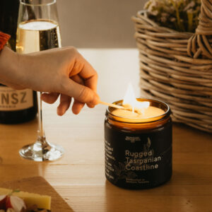 ARTISAN CANDLE. Rugged Tasmanian Coastline