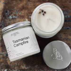 ARTISAN CANDLE. Tasmanian Campfire