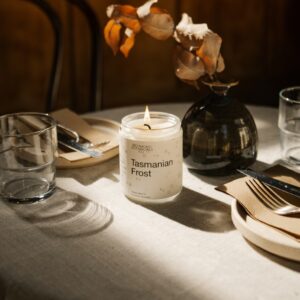 ARTISAN CANDLE. Tasmanian Frost